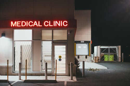 An outside view of a clinic